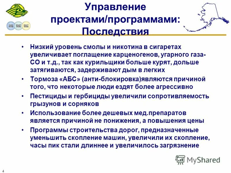 Программа последствия