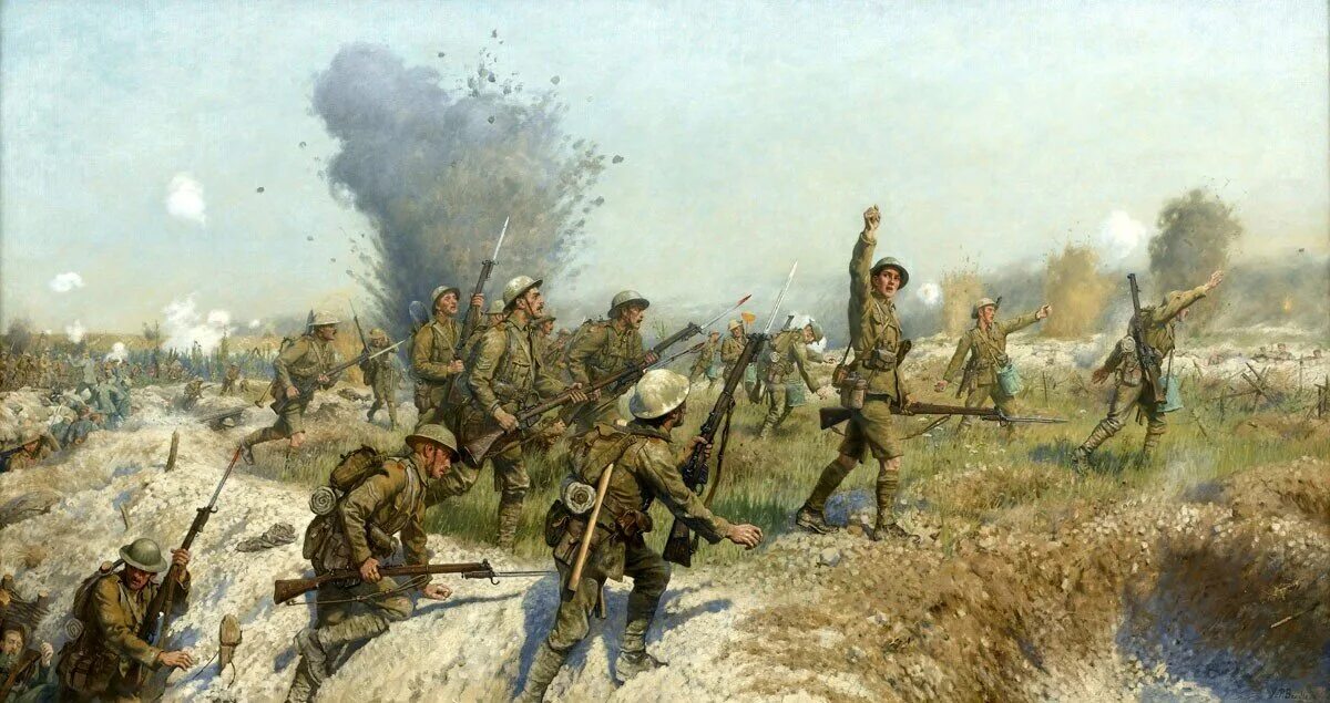 Сражение на реке сомма. Битва на сомме. битва на сомме первой мировая война 1914-1918. сражение на сомме 1916. битва на сомме картина.