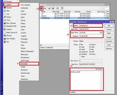 Mikrotik backup