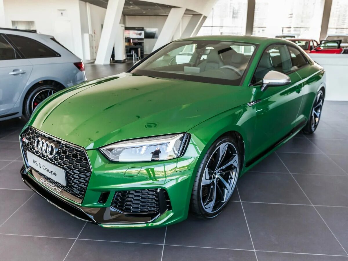 Россия новая зеленая. Audi rs5 f5. Ауди rs5 зеленая. Ауди РС 5 Грин. Audi rs5 Coupe зелёная.