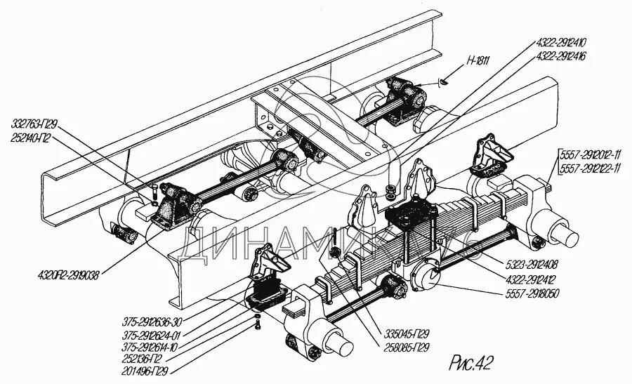 стойки грузовой платформы урал 4320. каталог урал 4320. детали урал 4320. детали урал 4320. бампер передний урал 4320.