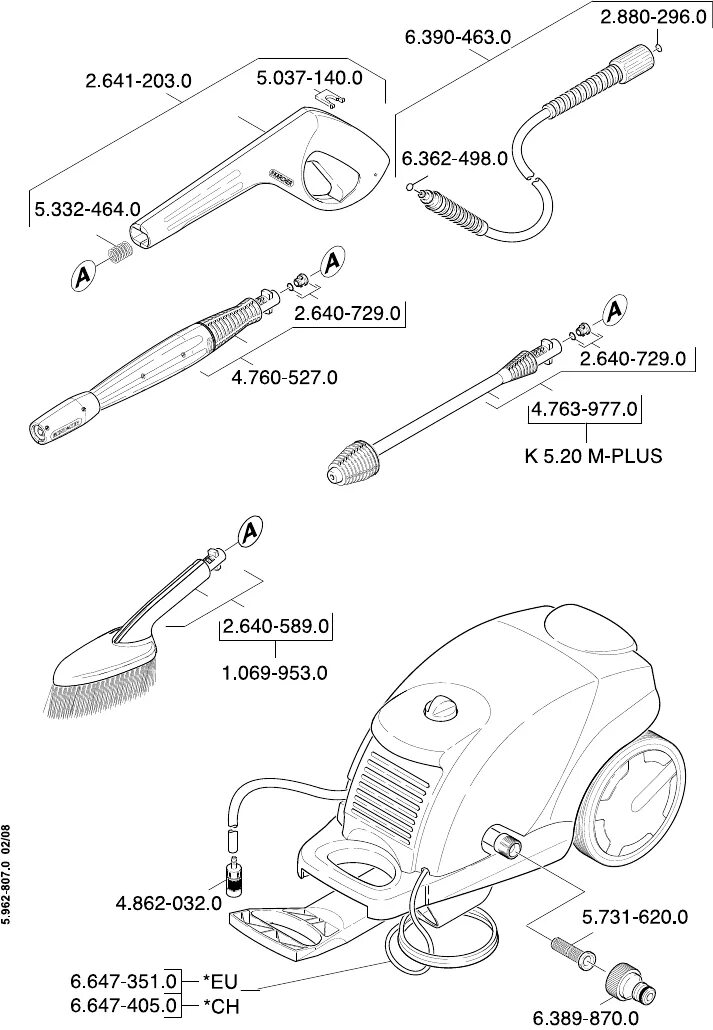 Устройство керхера. Керхер 5.20. Керхер k5.20m. Karcher 520 m manual. Karcher k5.20.