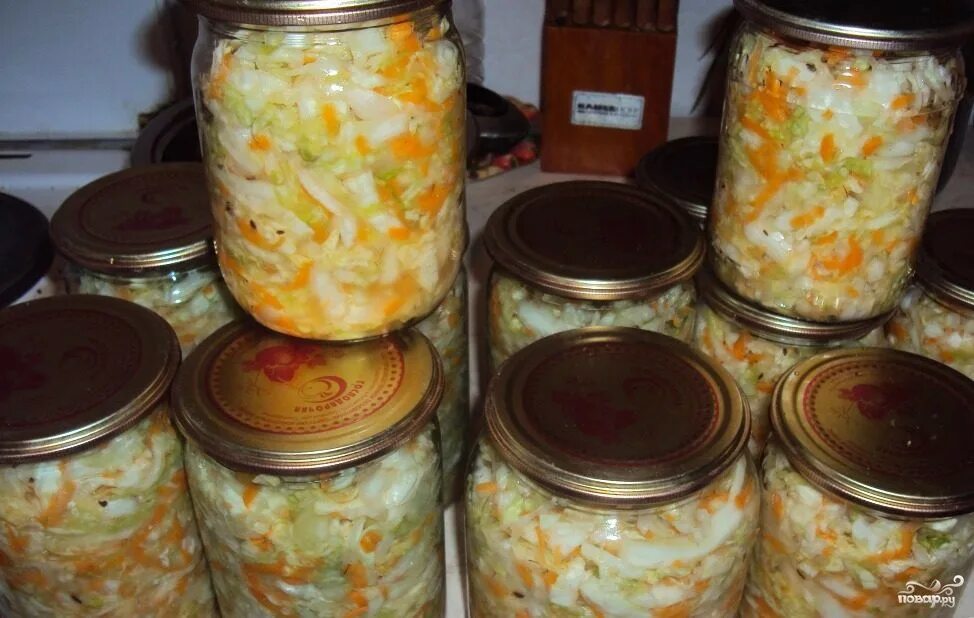 Самая вкусная маринованная капуста на зиму в банках пальчики оближешь фото - Тош