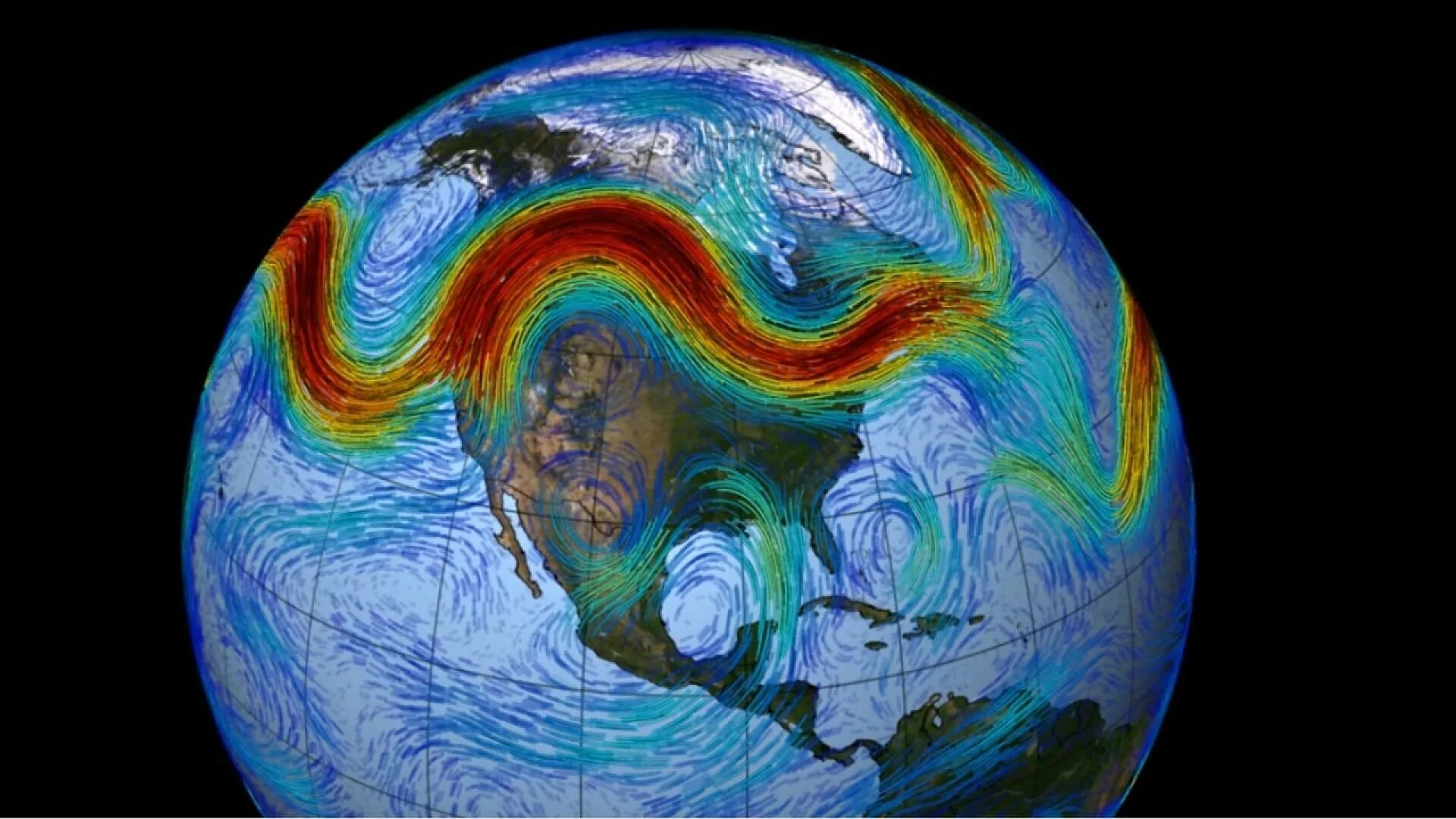 Мир становится быстрее. Волны Россби. Струйные течения в атмосфере. Климатическая модель земли. Высотное струйное течение.