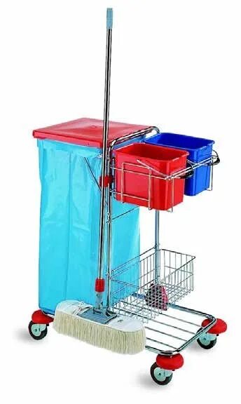 одноведерная тележка для уборки. мытье уборочных инвентарей. клининговое оборудование и инвентарь. уборочный инвентарь для клининга. уборочная тележка di protect trolley small.