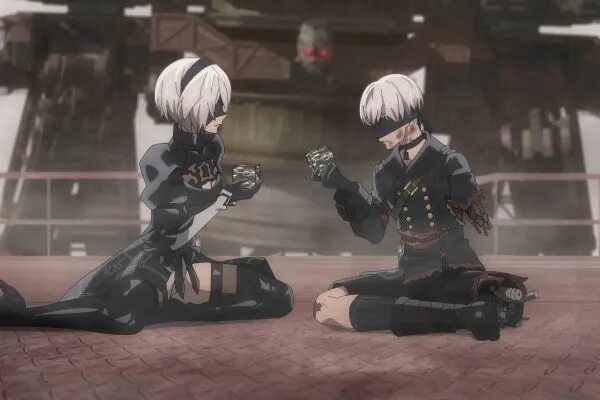 Играл в NieR: Automata? Смотри - сама 2B YoRHa в моей постели