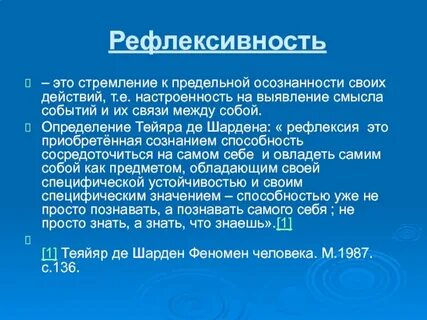 Принцип рефлексивности
