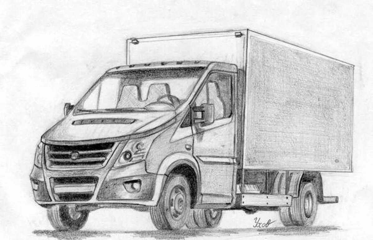 Раскраска газель грузовая некст. Газель бортовая схематичное изображение вид сбоку. Газель рисунок. Раскраски машинки газель. Рисунок газели.
