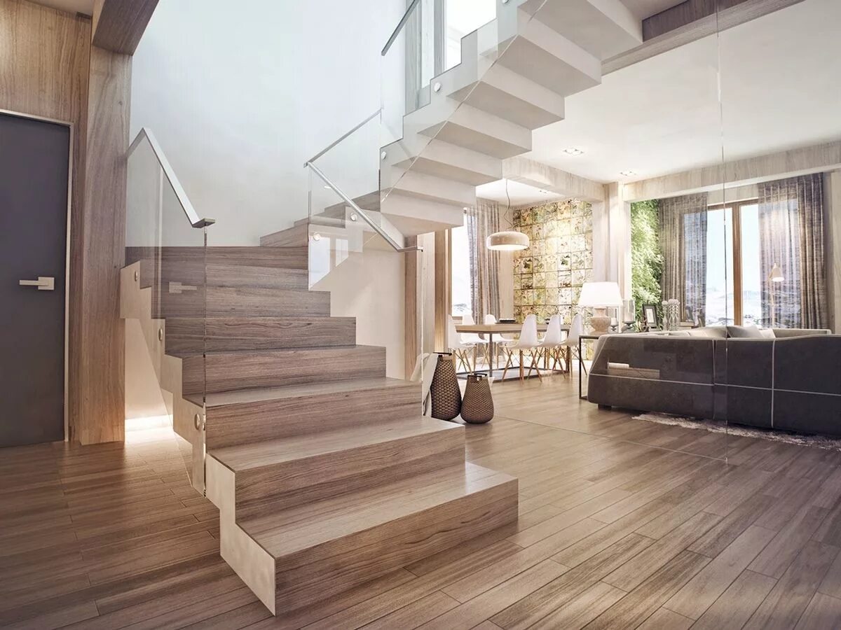 Красивый второй этаж. Современные лестницы. Лестница в доме. Лестница в доме в современном стиле. Деревянная лестница в интерьере.
