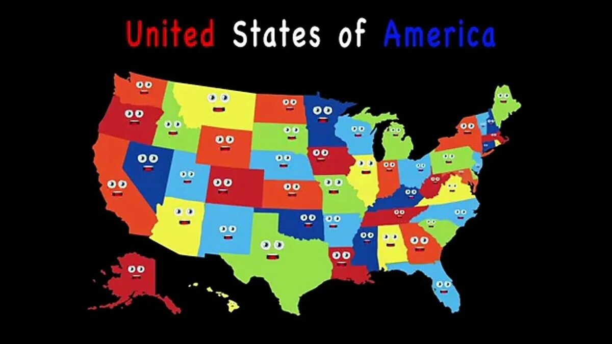 I learn states. Карта сша. карта сша со штатами. 50 штатов америки. usa 50 states.