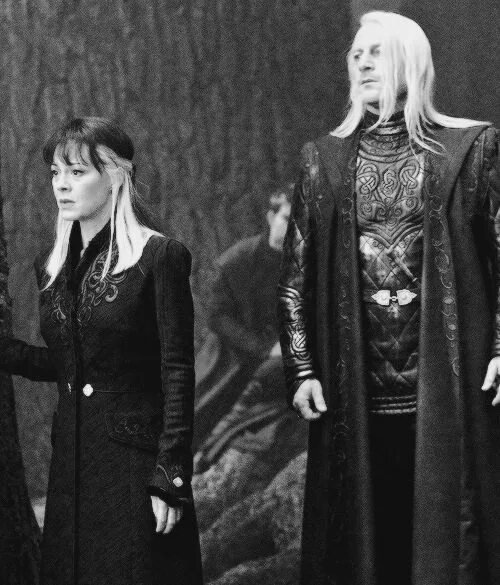 Хелен нарцисса малфой. Люциус нарцисса и драко малфой. Нарцисса люциус драко беллатриса. Жена люциуса. Люциус малфой.