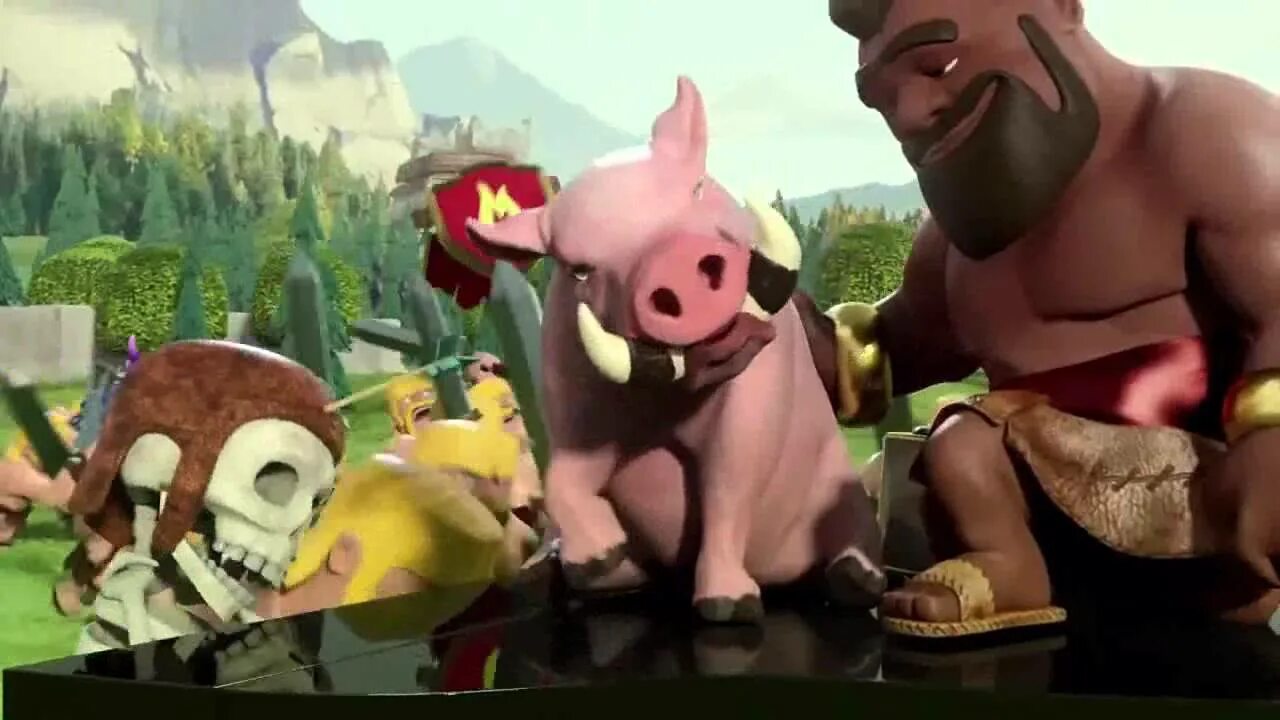 Видео clans. Всадник на кабане Clash of Clans. Clash of Clans негр на кабане. Clash of Clans приколы.