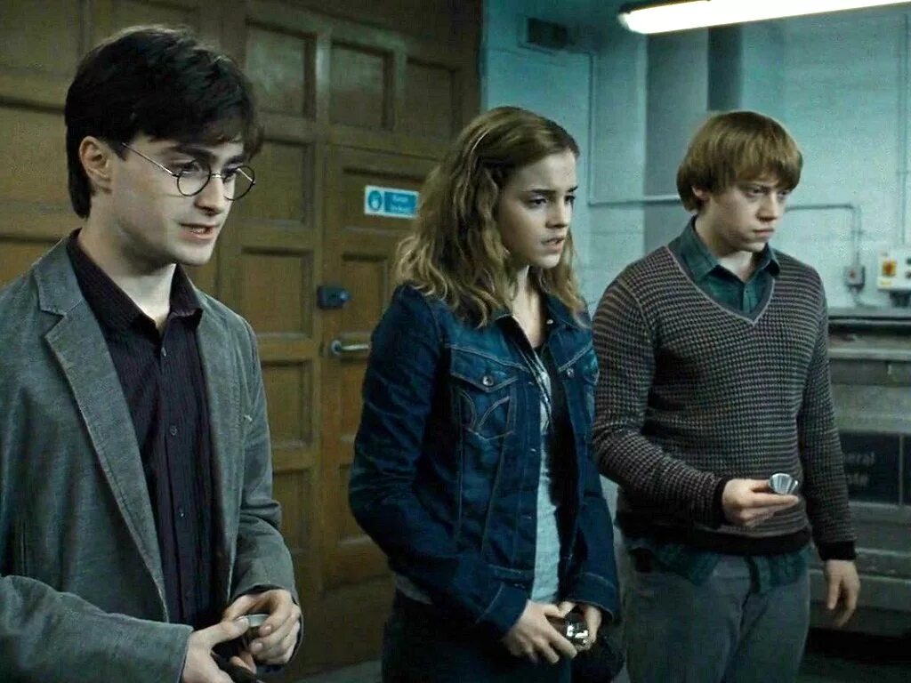 Включи 2 часть истории. Harry Potter Ron and Hermione.