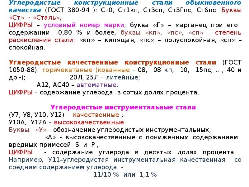 Что относится к 12 5 1. Обозначение углеродистой марки стали. Расшифровка углеродистых конструкционных сталей. Расшифровка углеродистой стали. Расшифровка марок углеродистых сталей.