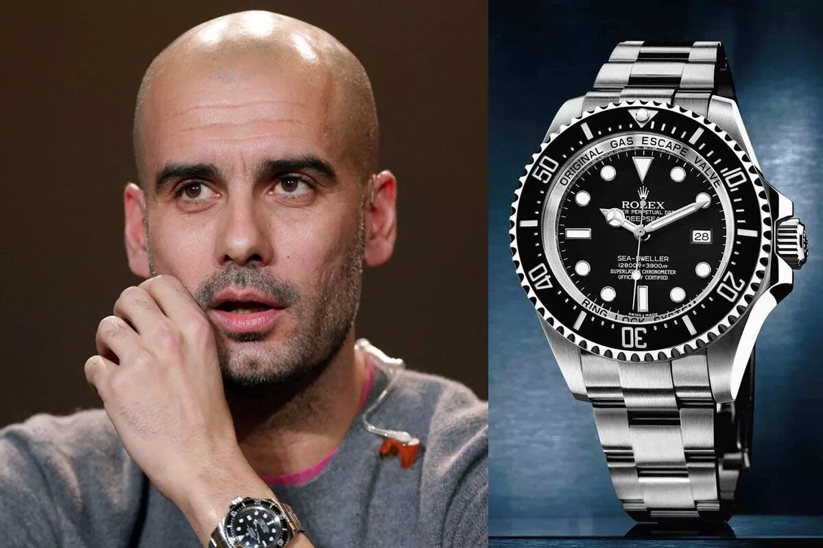 Часы богатейших людей. Пеп Гвардиола часы. Pep Guardiola Rolex. Rolex Everose у знаменитостей. Ройзман ролекс.