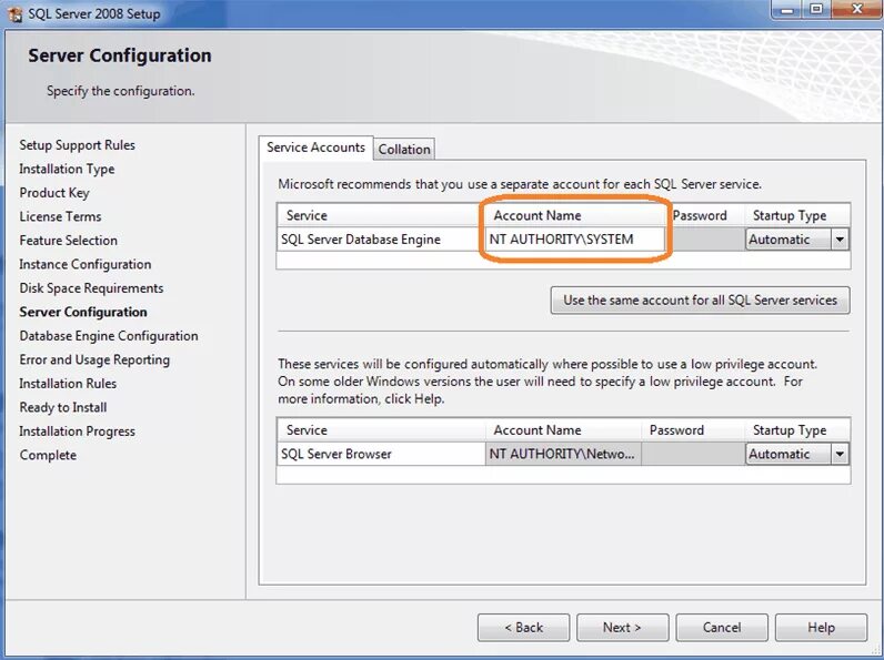 Служба sql server. Nt authority\система. report server в браузере. &quot;nt authority\system&quot; spn. system settings-authority management.