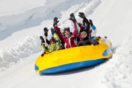 Snow rafting