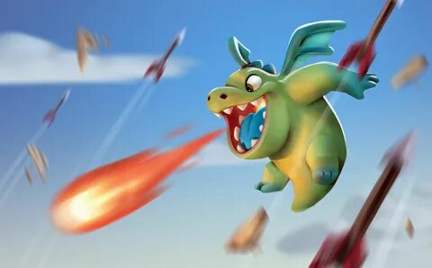 Clash of clans дракон