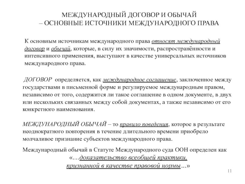 Международные договоры примеры международное право. Международный договор и обычай. Соотношение международного договора и обычая.