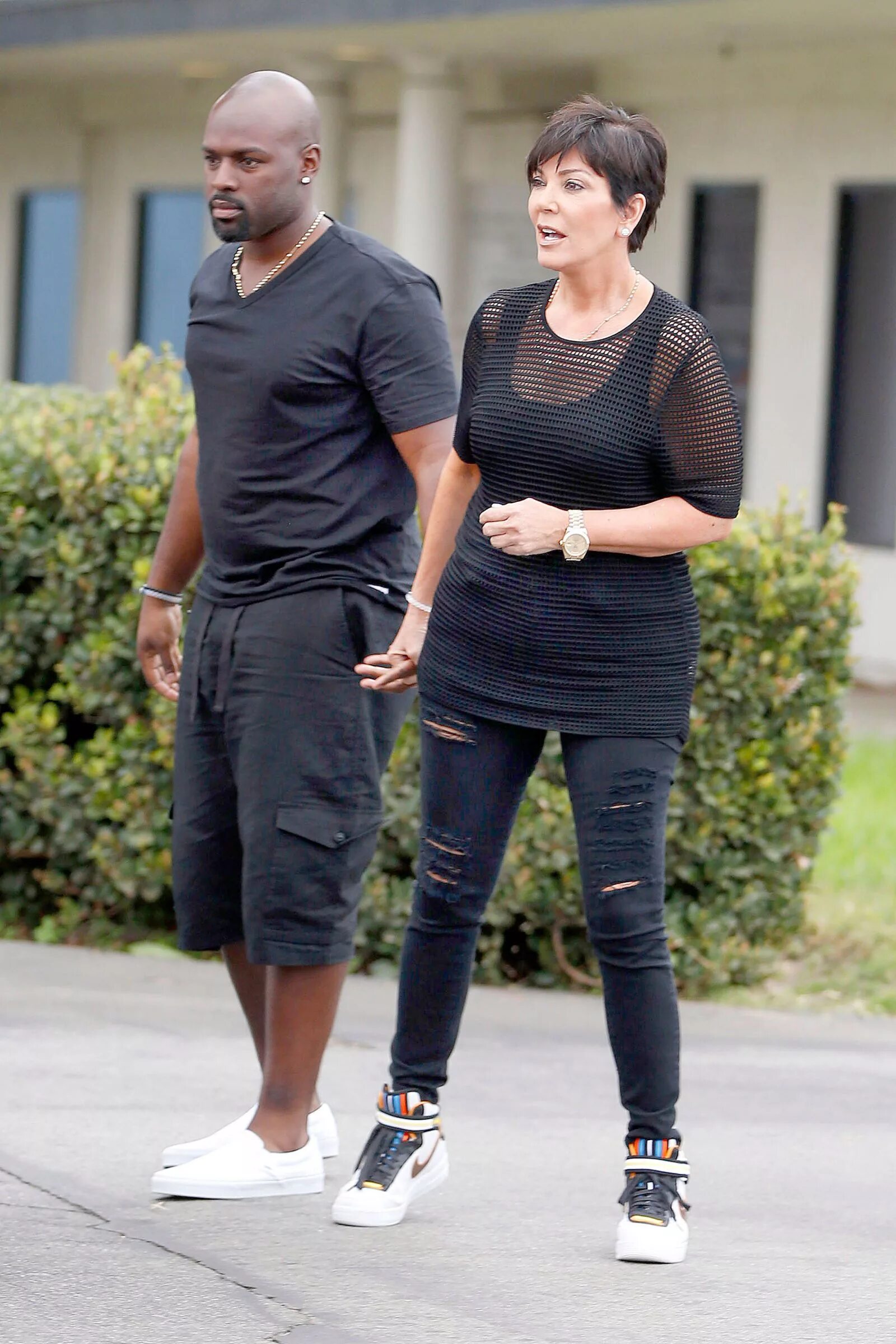 Robert true houghton. Kris Jenner and Corey Gamble.