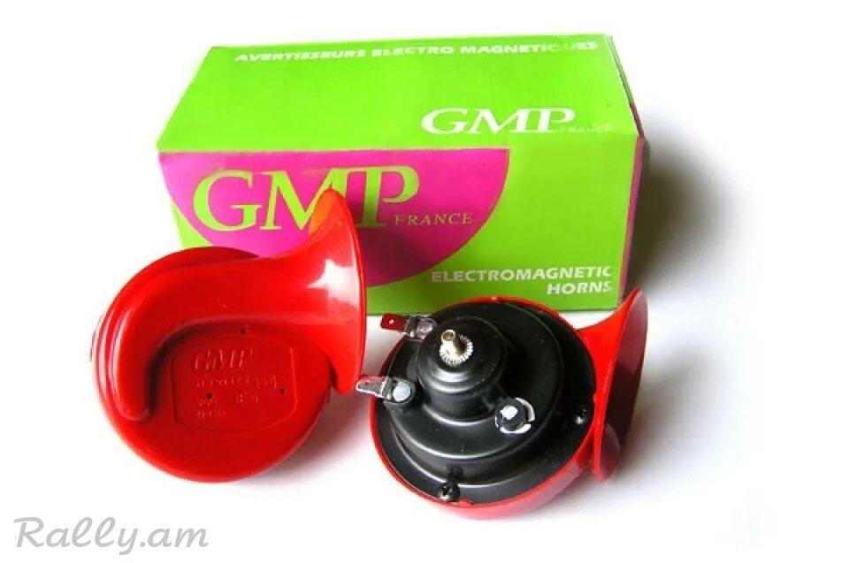 Сигнал GMP GTR 99 12v. Сигнал звуковой электрический, "улитка" GMP, 510гц-410гц, 12в м5 1/40_. Сигнал звуковой GMP (GTR 99) 'улитка' KS. Сигнал звуковой 12v 410/510hz комплект 2шт. Torino.