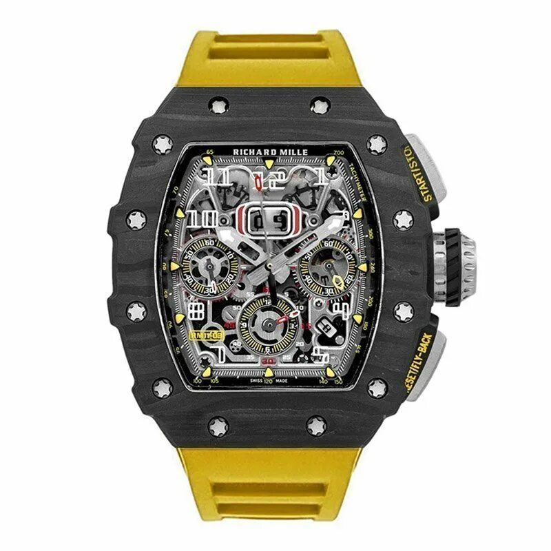 Richard Mille RM 011 Yellow Storm. Richard Mille часы. Richard Mille скелетон. Часы клон