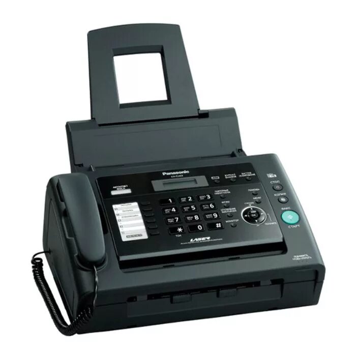 Panasonic KX-fl423. Лазерный факсимильный аппарат KX-fl423 ru. Факс Панасоник 423. Panasonic KX-fl423rub черный (факс). Город факс