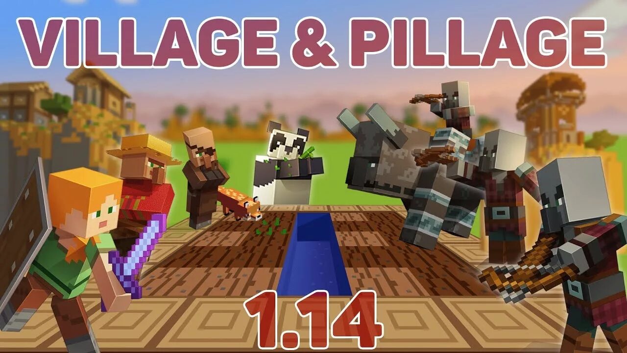 Villages pillages. 1.14: Village & Pillage. Minecraft Village and Pillage update. Village and Pillage майнкрафт обновление. Майнкрафт обновление деревень.