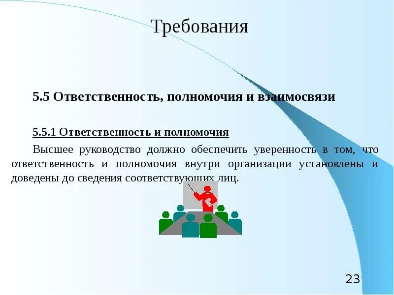 Сфера полномочий и ответственности. Требования к ответственности. компетенция ответственность. критерий «полномочия и ответственность» определяет:. ответственное за компетенцию.
