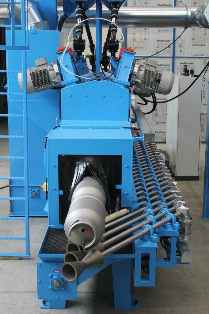 Shot blast. "oteco" wheel blasting machine "maxima 1000". Дробеструйная машина. Shot blast. Z o.