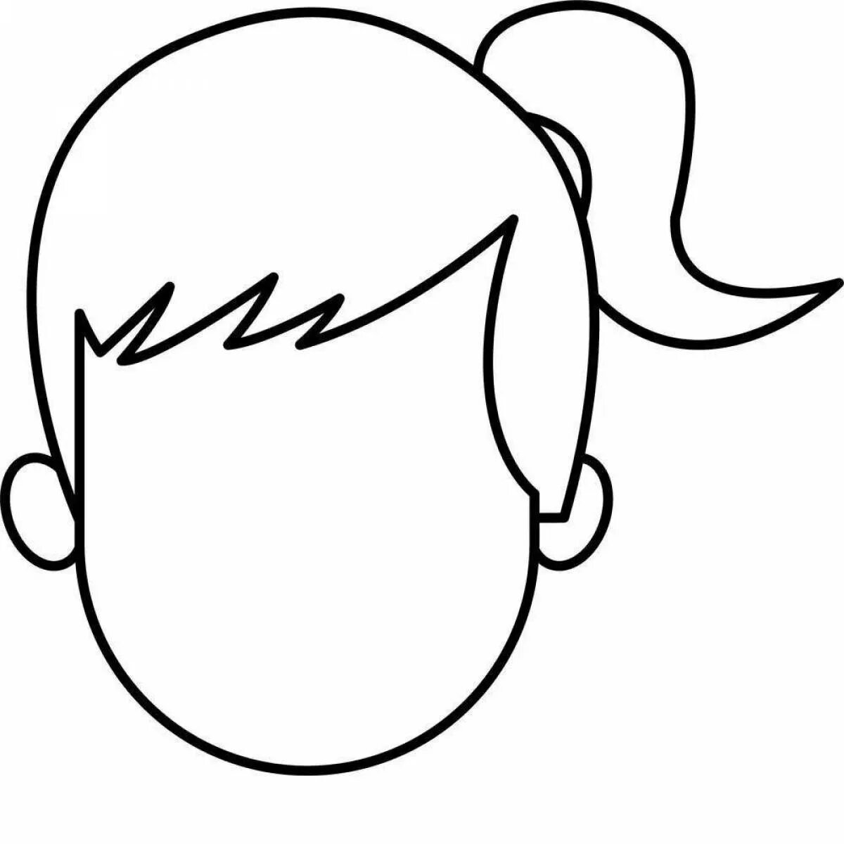 Шаблон лиц для вырезания. Контур лица для рисования для детей. контуры лиц мальчиков и девочек. лицо трафарет для детей. трафарет головы.
