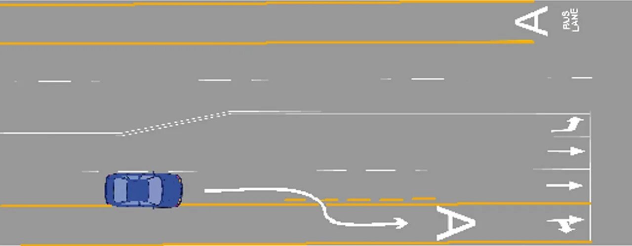 Желтая разметка 1.11. Поворот направо с полосы для общественного транспорта. Поворот с полосы для маршрутных транспортных средств. Разметка полоса для маршрутных транспортных средств. Когда можно ездить по полосе