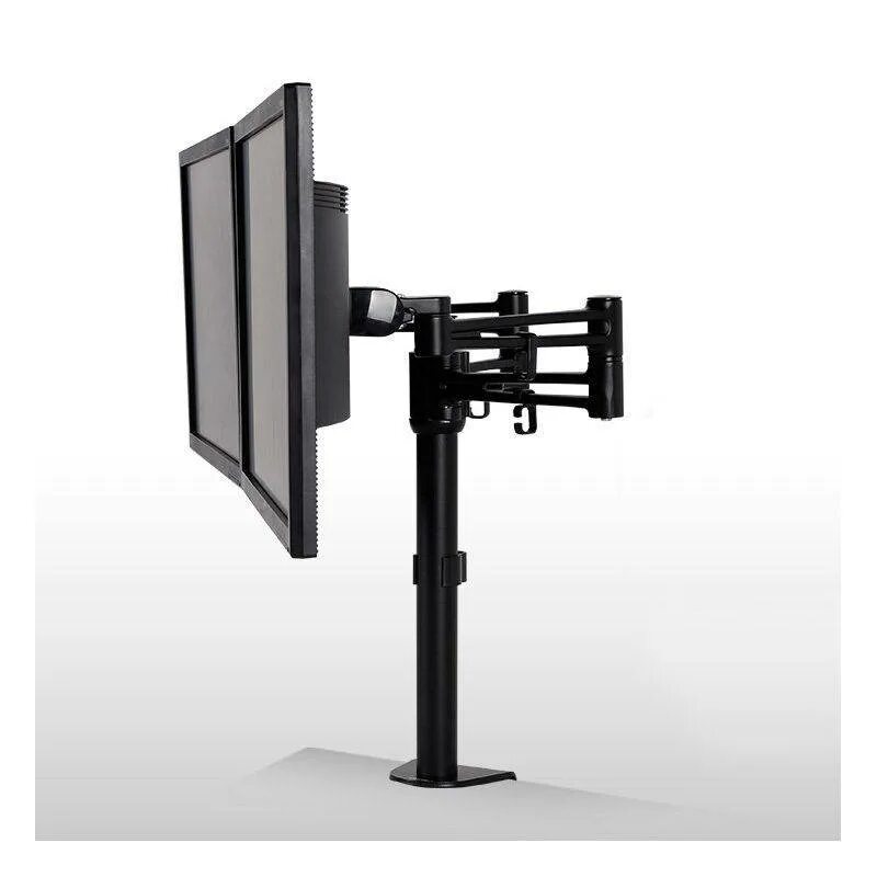 Стойка для монитора. Кронштейн kron d222e. vesa 75x75 для монитора. крепление для 2-х мониторов kron d222e. кронштейн vesa 100x100 для 2-х мониторов.