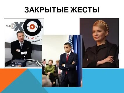 Закрытые жесты