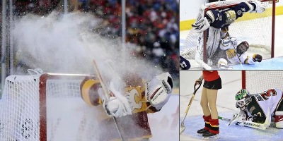 хоккейный вратарь прикол