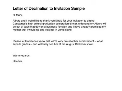 Invitation example
