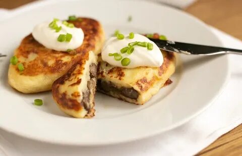 Котлеты картофельные с грибами и луком рецепт