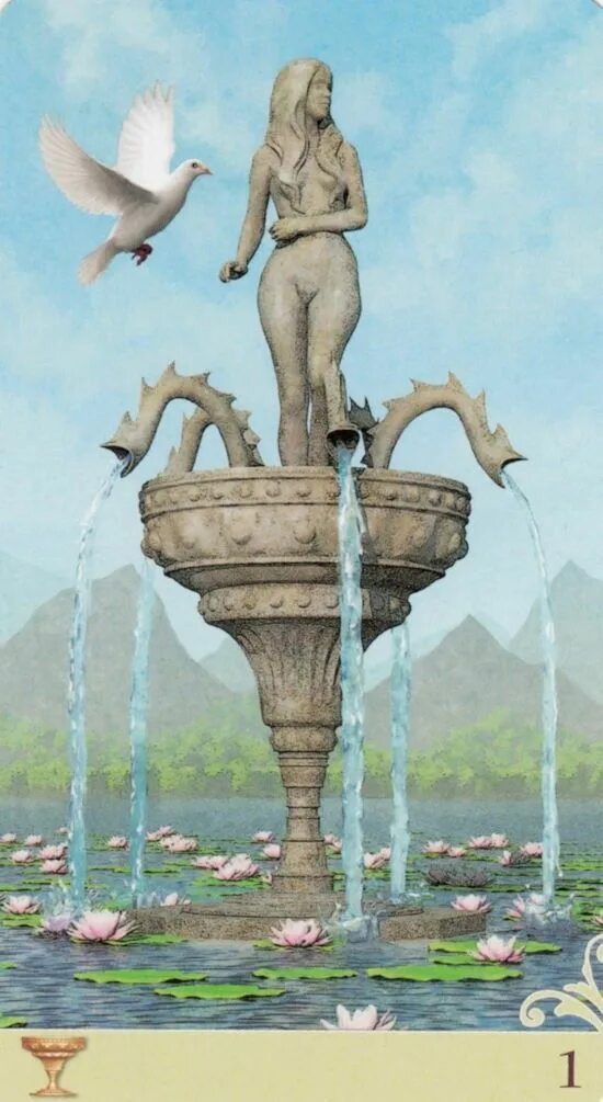 Кубки 1 в таро. Двустороннее таро vice versa галерея. туз кубков таро 78. vice versa tarot 2 чаш.