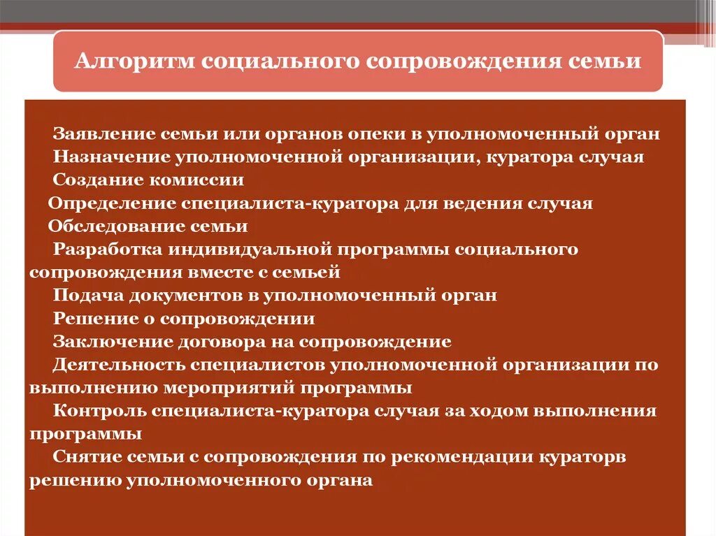 Программы сопровождения семей с детьми. План сопровождения семьи. Социальное сопровождение примеры. Сопровождение в социальной работе это. План социального сопровождения семьи.