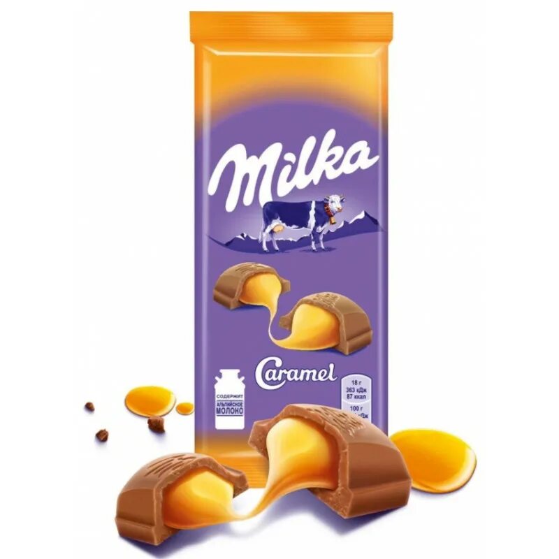 Шоколад Милка карамель 90г. Шоколад Milka с карамельной начинкой, 90г. Шоколад молочный Milka 90 гр. Milka шоколад карамельной 20х90гр. Милком ру