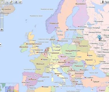 Амстердам на карте