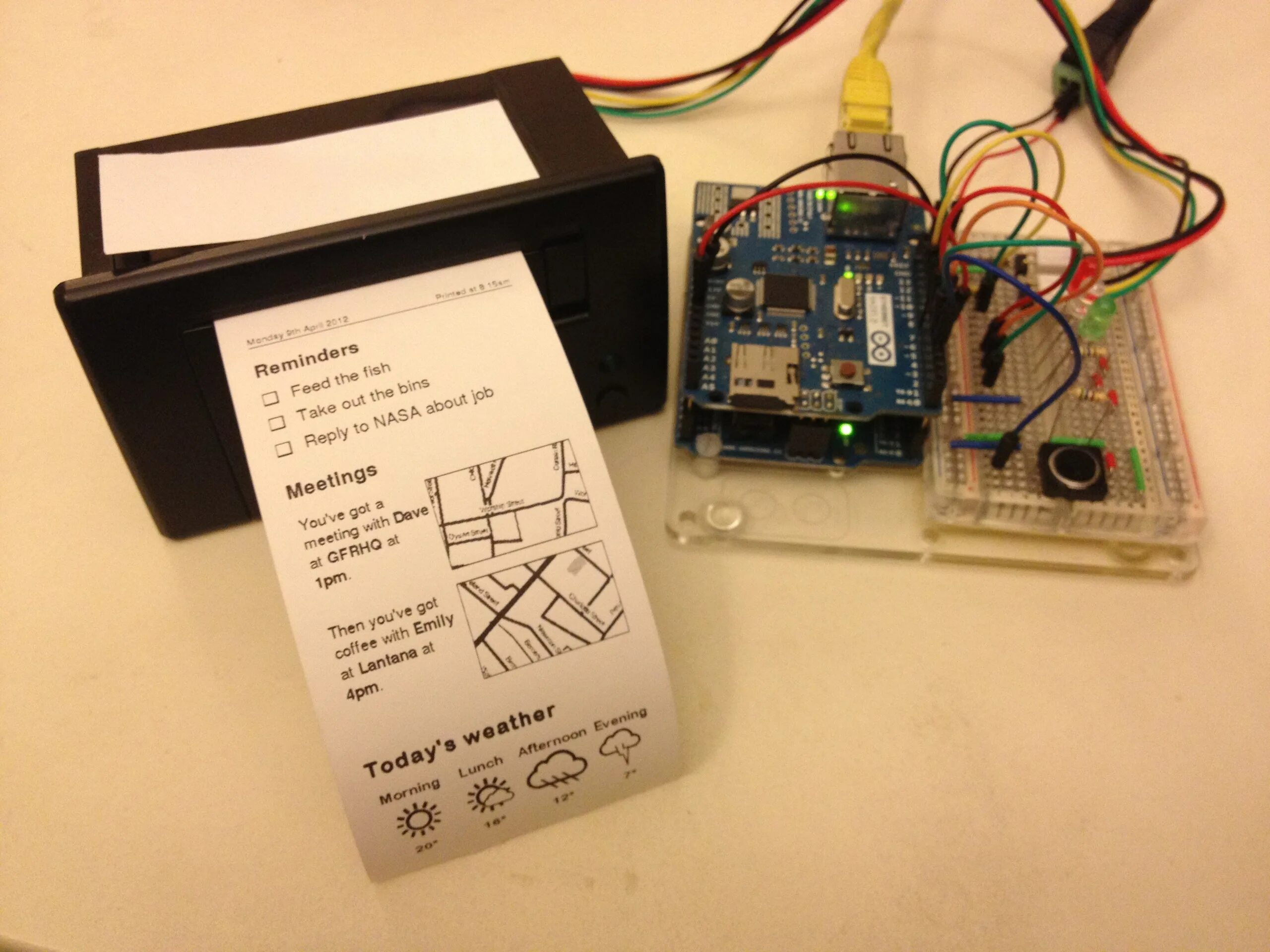 Arduino print