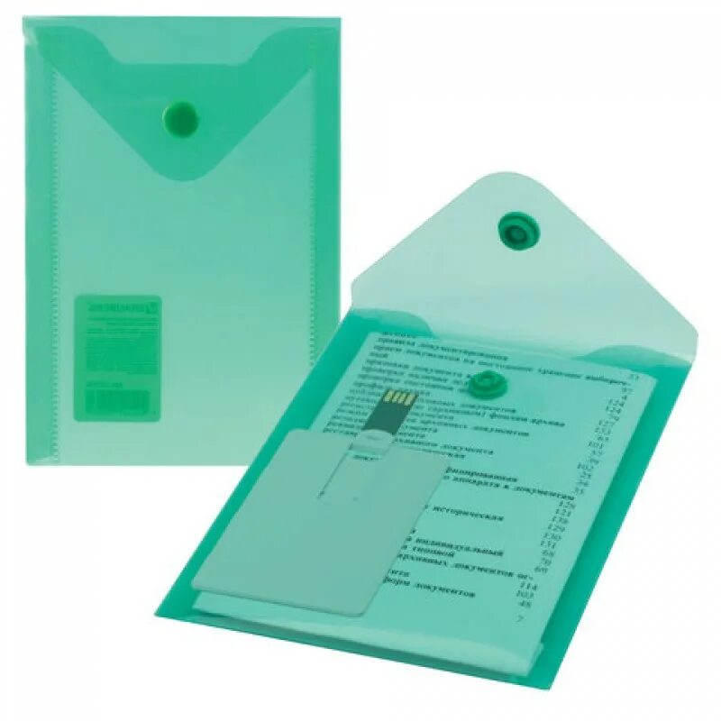 А6 105 148 мм. Папка-конверт BRAUBERG 227320. Папка конверт на кнопке зеленая. Узкий конверт с кнопкой.