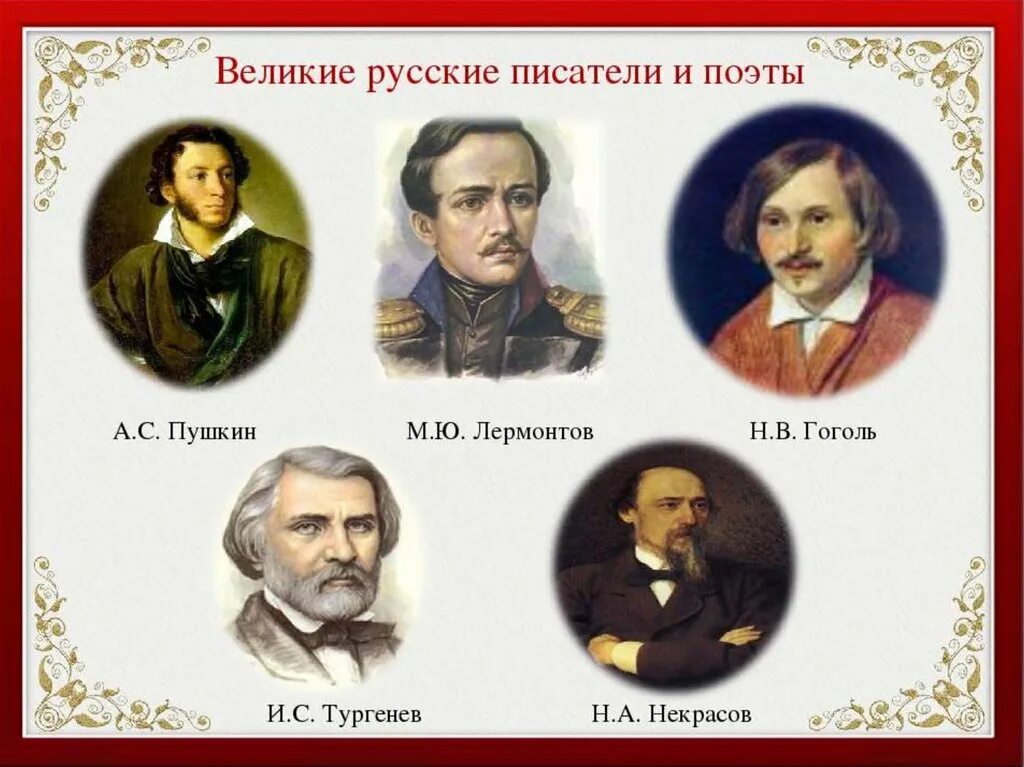 Русские писатели перечислить