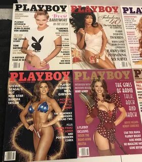 Playboy Magazine Full Year Complete 1995 12 Issue w/centerfolds.