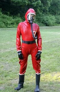 Latex suit