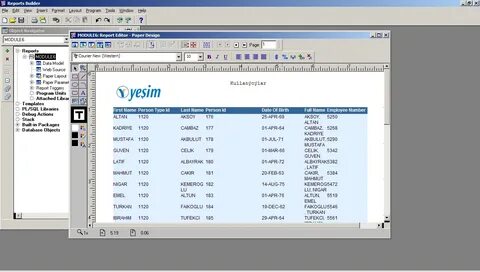 Report builder