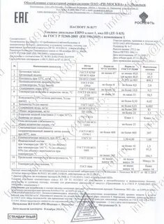 Нефтепродукты документы