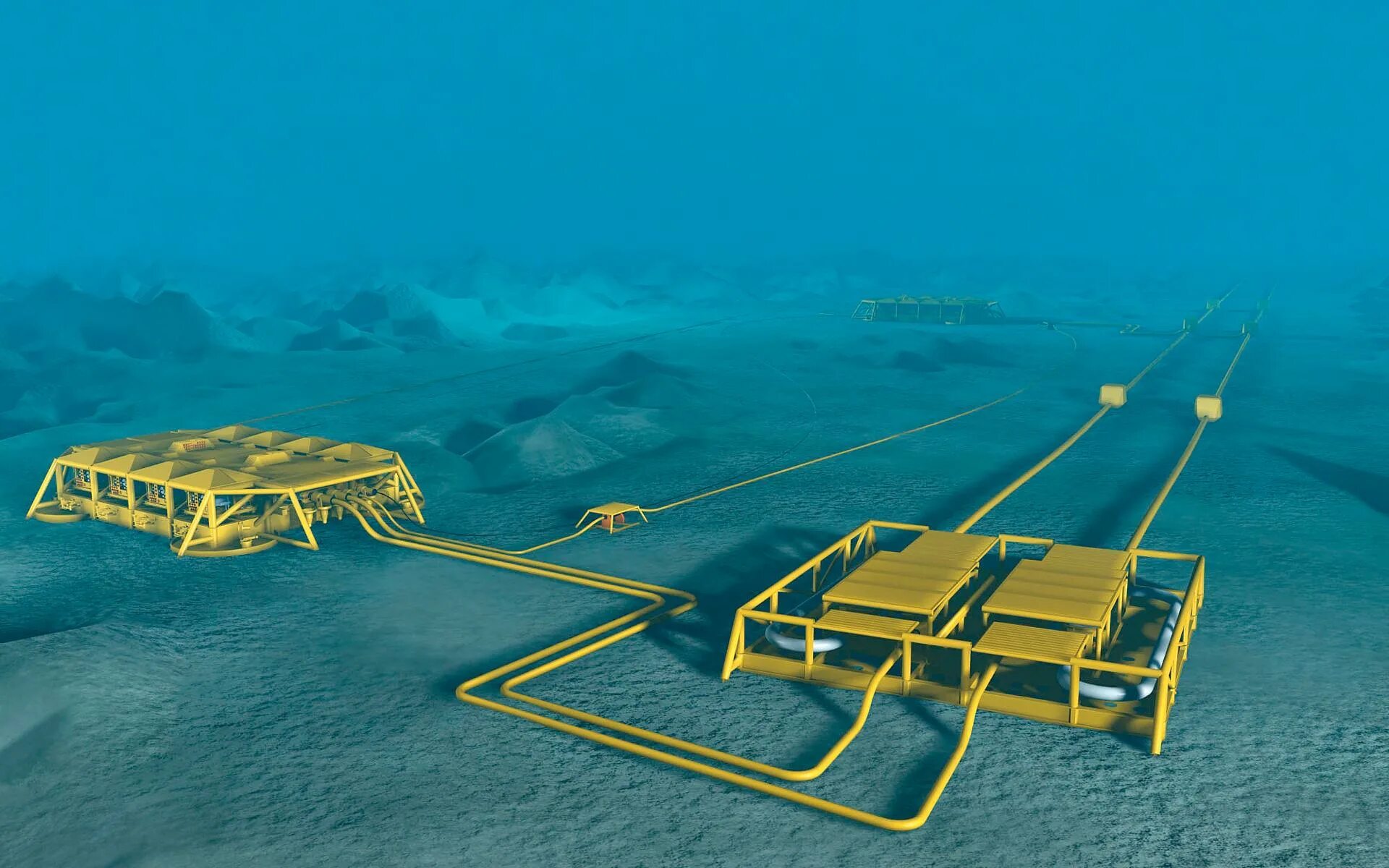 Подводный добычной комплекс Киринское. Газопровод Langeled. Подводный газопровод. Трубопровод под водой.