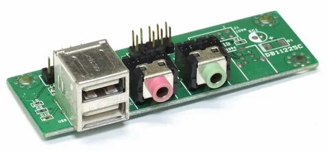 Плата usb на переднюю панель